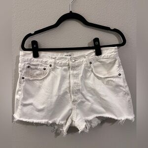 Agolde Parker Shorts White Size 30